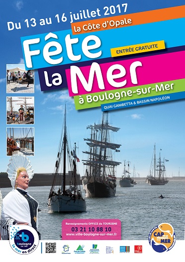 Visuel La Cote d'Opale fete la mer 2017